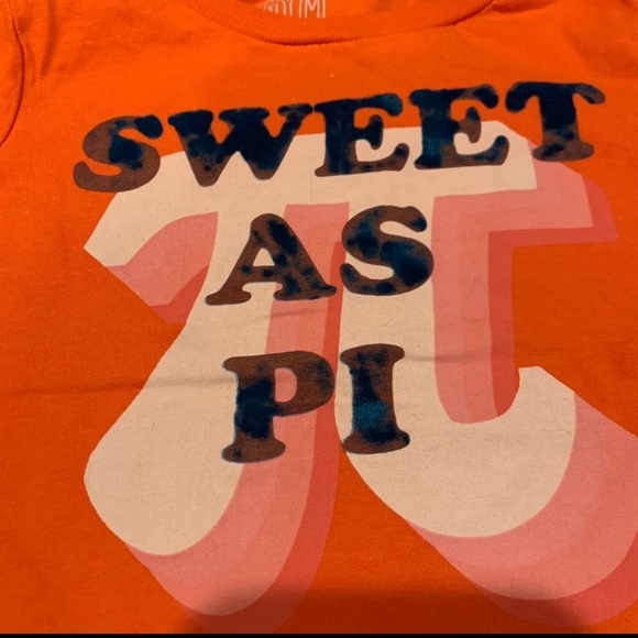 Ggmboree Sweet as Pi Shirt. Pi Day T-Shirt. - Picture 2 of 3